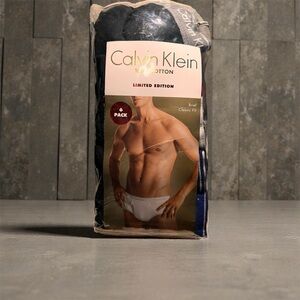 Calvin Klein Limited Edition Black Briefs 6-Pack